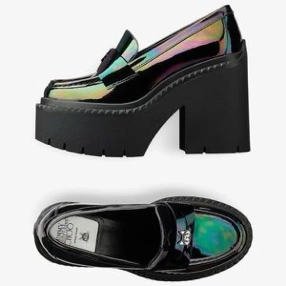 New Jimmy Choo x Sailor Moon Iridescent Luna Loafer Mary Jane